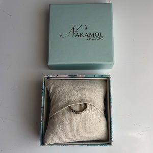 Vintage ring white stones gold tone extra small women’s engagement